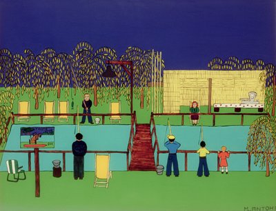 Fishing Pond by Micaela Antohi